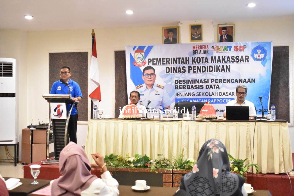Kadisdik Kota Makassar Buka Desiminasi Perencanaan Berbasis Data Jenjang SD Kecamatan 